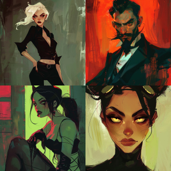 Otto Schmidt style, AI art style, AI art services